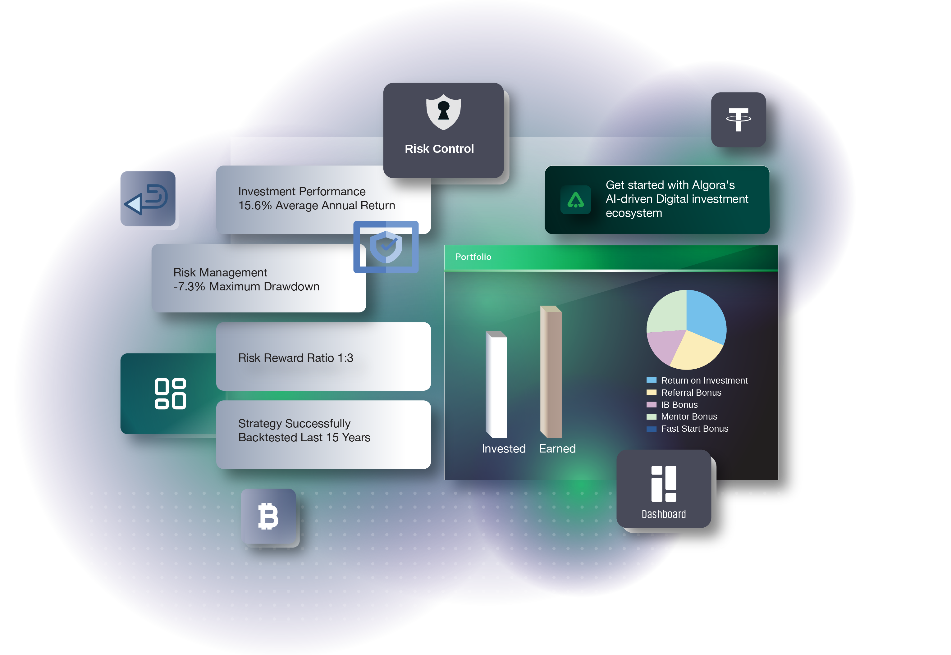 Illustration of a new plan in the digital investment ecosystem